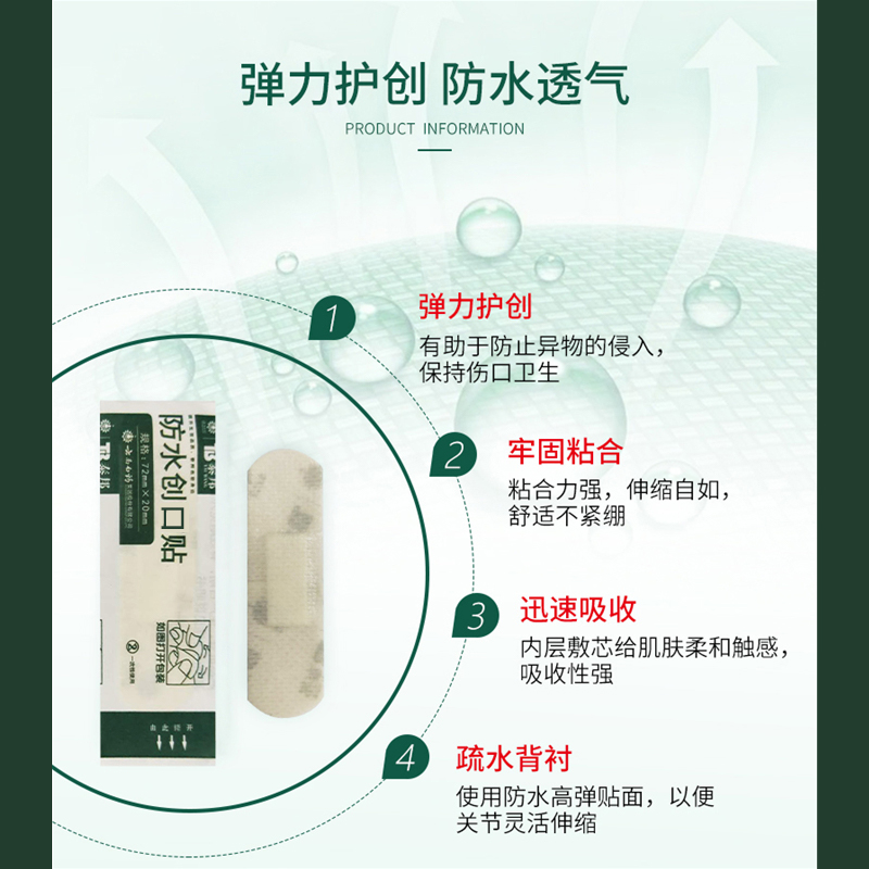 云南白药创口贴防水透气家用创可贴RZY卡通可爱止血少女儿童医用 - 图0