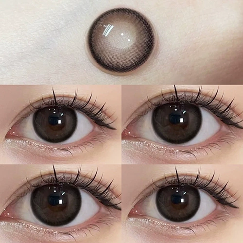 Серо -зеленые зрачки пол года 2022 г. Новые женские контактные линзы с большим диаметром могут бросить ежемесячный сезон броска и бросить TN