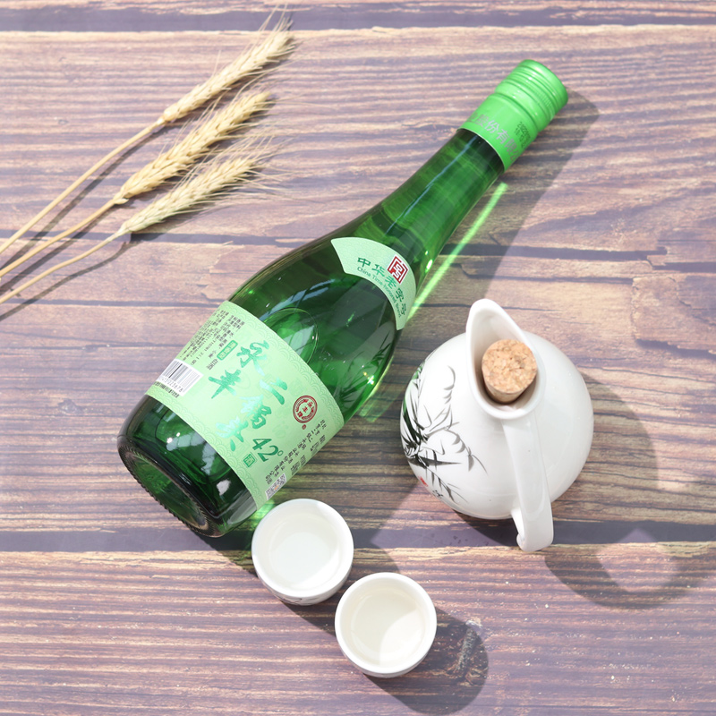 永丰牌北京二锅头42度清雅绿波白酒整箱清香型口粮酒