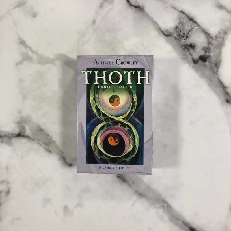 进口透特塔罗牌正版78张全套英文 Thoth Tarot托特卡罗牌送牌袋-图3