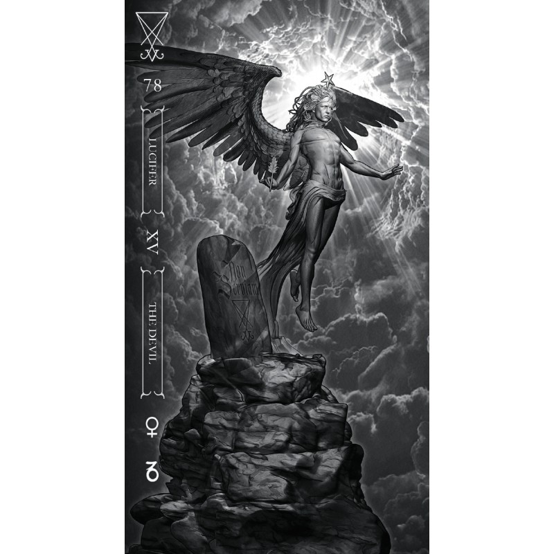 进口正版Goetia tarot in darkness黑暗哥特所罗门塔罗牌正品卡罗 - 图0