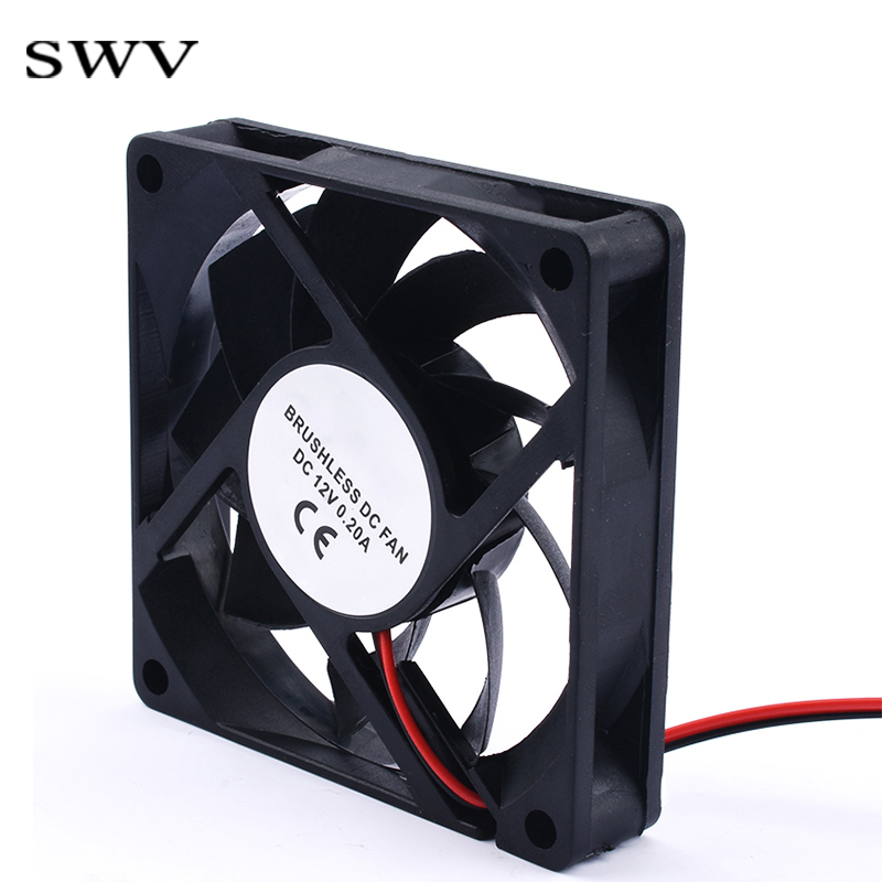 DC5V电脑电源散热风扇2 3 4 5 6 8 9 12CM微型静音机箱12/24V - 图3