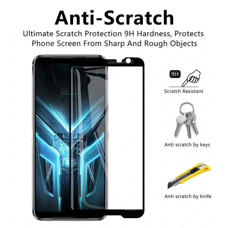 for asus phone rog phone 3 rog3 full cover tempered glass c-图1