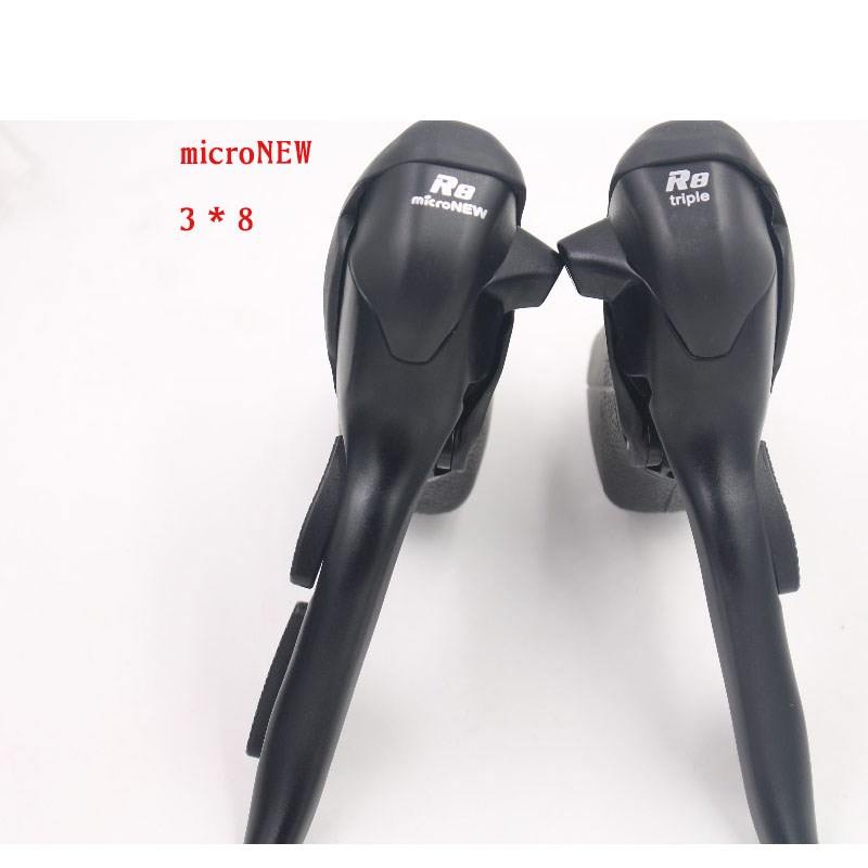 New  Double Triple 7/8/9/10 Speed STI Shifters Lever Road Bi - 图3