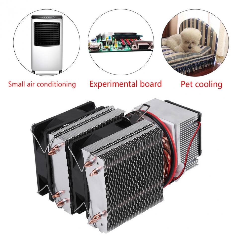 DC 12V Peltier Refrigeration Cooling Air Cooling Radiator DI - 图1