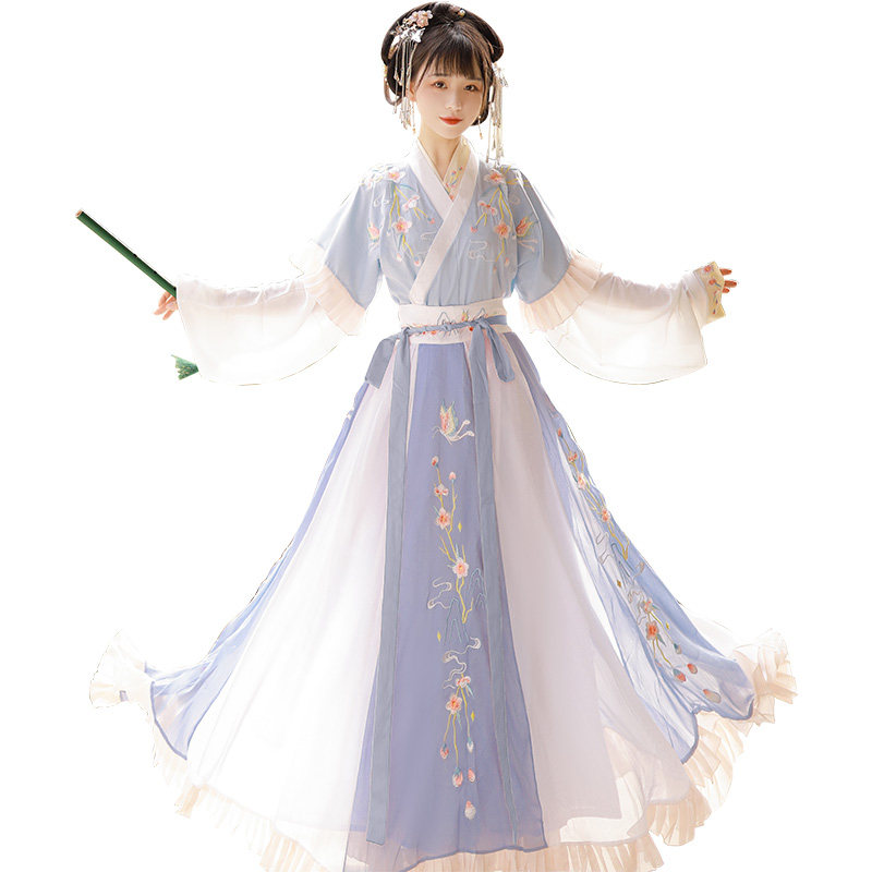 妃亦坊原创女【蝶悦色】晋制半臂汉服 妃亦坊服饰汉服