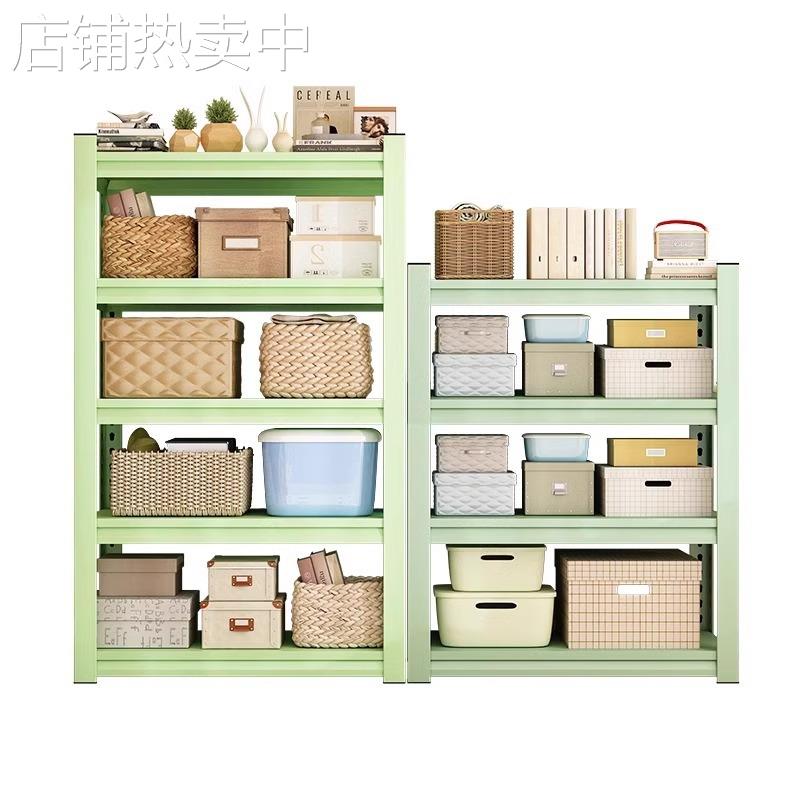 家用置物架多层收纳架客厅书架杂物间整理架地下室储物架落地货架 - 图3