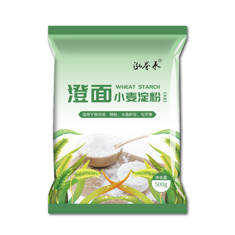 纯小麦淀粉澄面澄粉凉皮用青团粉家用食用水晶饺子粉冰皮月饼原料 - 图3