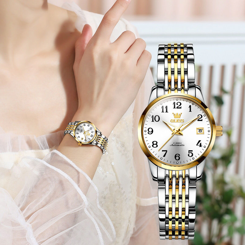 瑞士2022年新款女士防水名牌机械表 金锐手表国产腕表