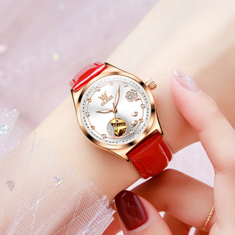 瑞士2022年新款女士名牌正品机械表 金锐手表国产腕表