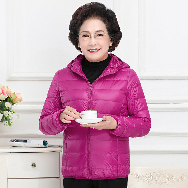2021新款中老年女士轻薄款羽绒服 欣蕙羽绒服