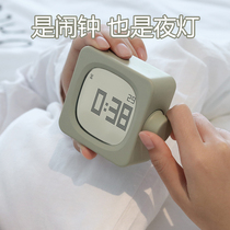Alarm clock Students Private Wake Up God Instrumental Children Learn Electronic Clock Smart Night Light Nocturnal Alarm Bells Countdown