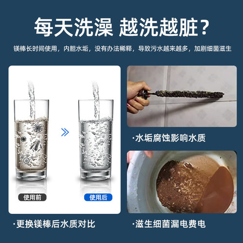 电热水器镁棒通用30/40/50/60/80L升排污水垢除垢牺牲阳极棒配件 - 图0