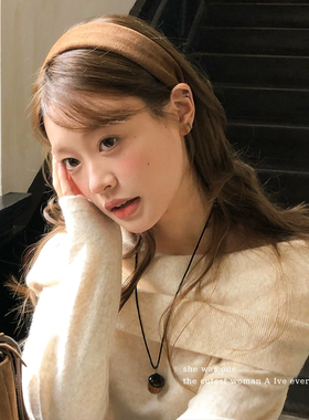 灰色宽边发箍发带女外戴发旅头箍