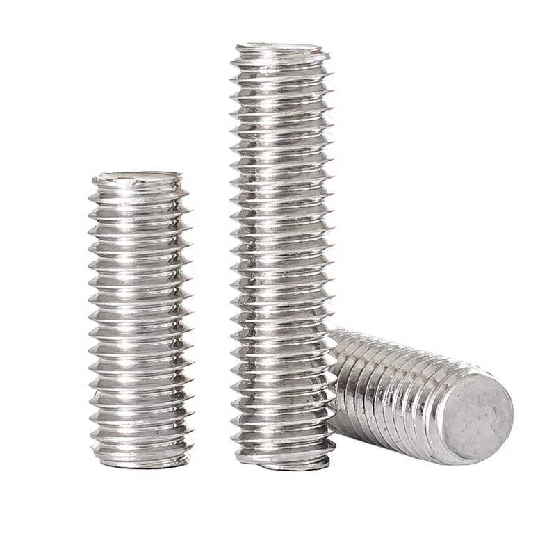 M3M4M5M6M8M10M12M16M20mm 304不锈钢牙条丝杆全螺纹螺杆螺柱牙棒 - 图0