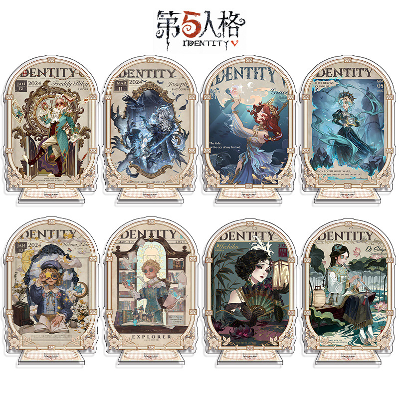 第五人格亚克力立牌红蝶祭司隐士渔女杰克周边双面高清摆件15cm-图3