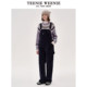 TeenieWeenie Bear Ole winter wear combed cotton corduroy overalls trousers retro fashionable Hong Kong style women