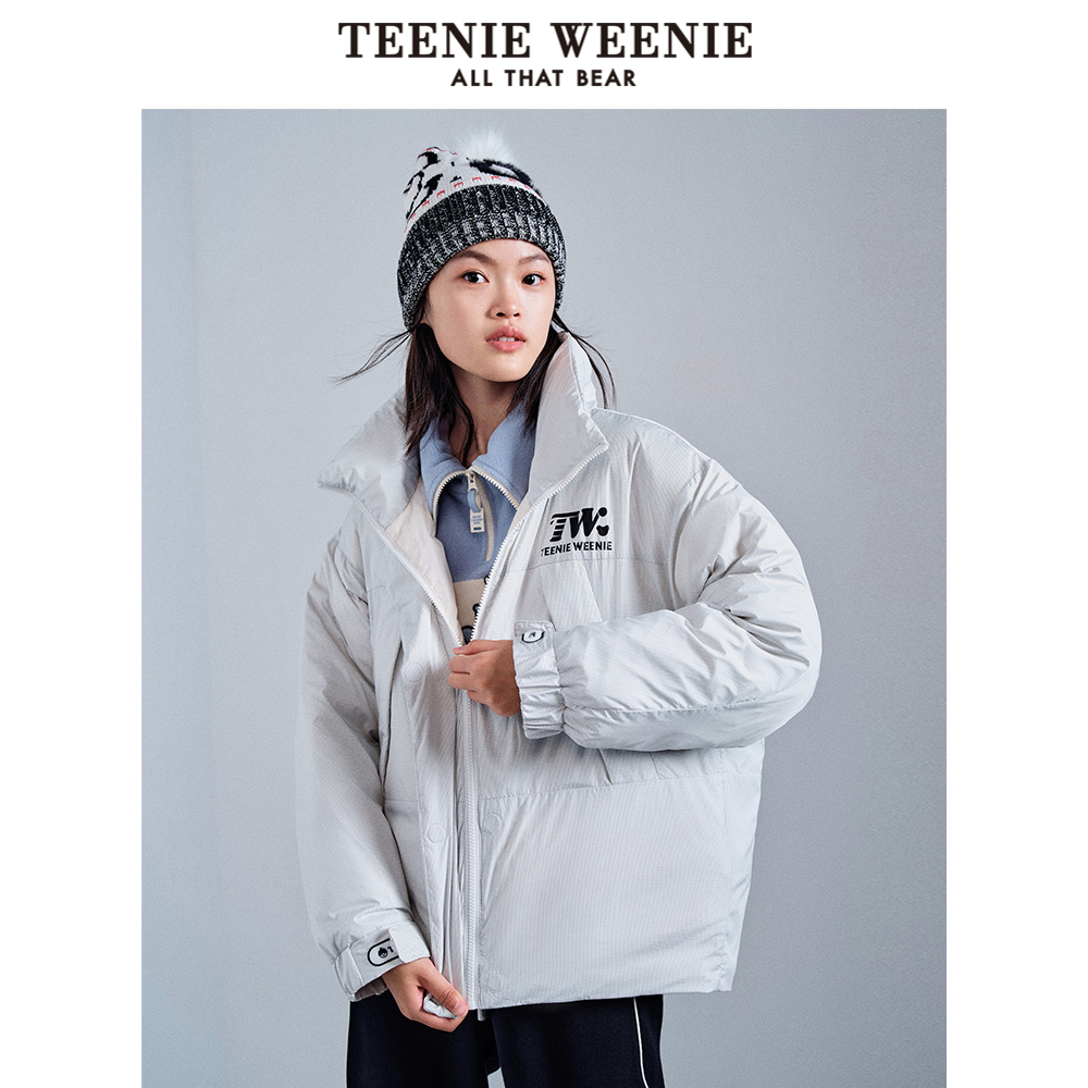 TeenieWeenie小熊奥莱羽绒服A字版型宽松韩版短款保暖外套秋冬款