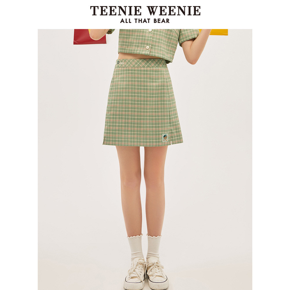 【赵露思同款】黑色女a字裙半身裙 teenieweenieoutlets店半身裙