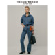 TeenieWeenie Bear Ole ລະດູຫນາວ Retro American Denim Shirt Jacket ຄົນອັບເດດ: ເສື້ອແຂນຍາວ