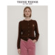 TeenieWeenie Bear Ole ດູໃບໄມ້ລົ່ນ Sheep Wool Knitted Cardigan ງ່າຍດາຍ Commuting Sweater Jacket ເຄື່ອງນຸ່ງຫົ່ມຂອງແມ່ຍິງ