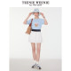 TeenieWeenie bear knitted T-shirt women's sweater summer trend new casual sweet cool round neck short sleeves