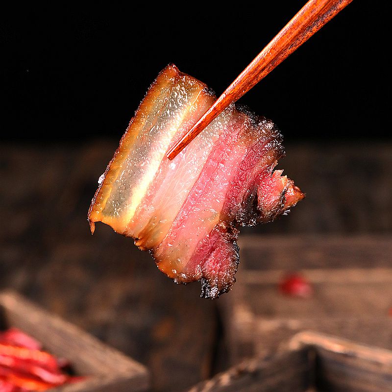 乡当有味正宗湖南湘西腊肉农家自制柴火烟熏肉五花肉四川特产咸肉 - 图1