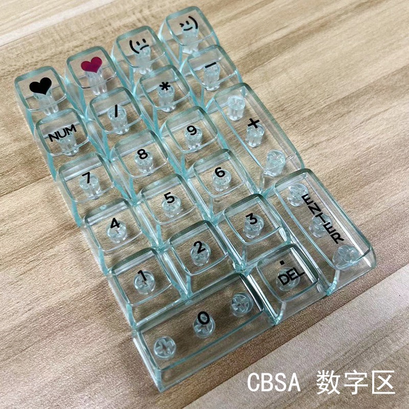 键帽机械键盘数字区键帽机械键盘数字键帽-图0