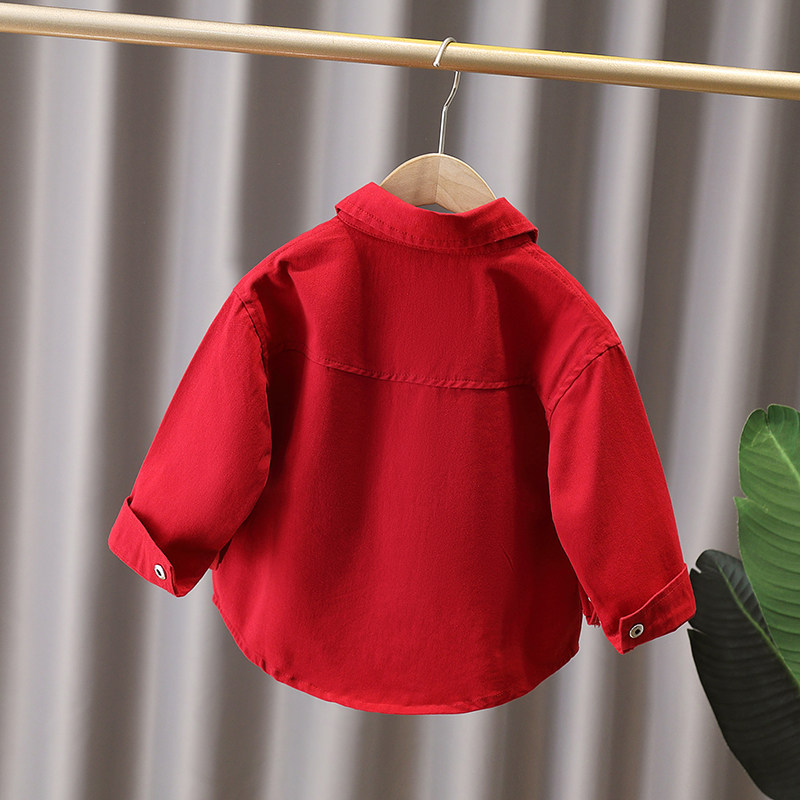 童装男童长袖衬衫2025新款纯棉秋装中小儿童薄外套洋气上衣衬衣潮,淘宝优惠券,粉丝福利购,淘宝优惠卷