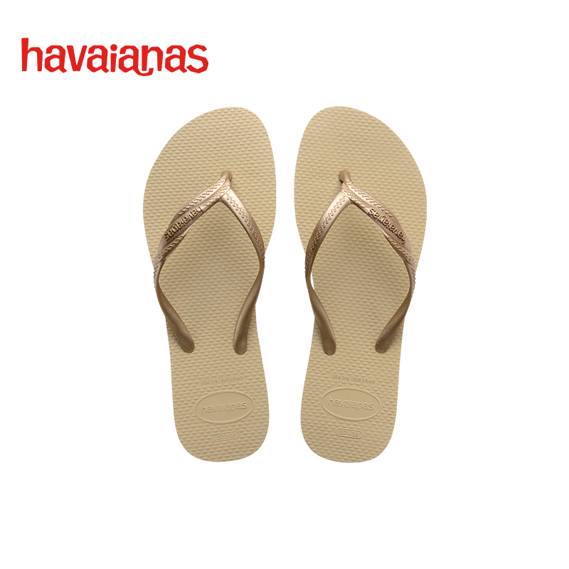 Havaianas哈唯纳Fantasia舒适平底麻花鞋带夹脚人字拖夏季海边 - 图0