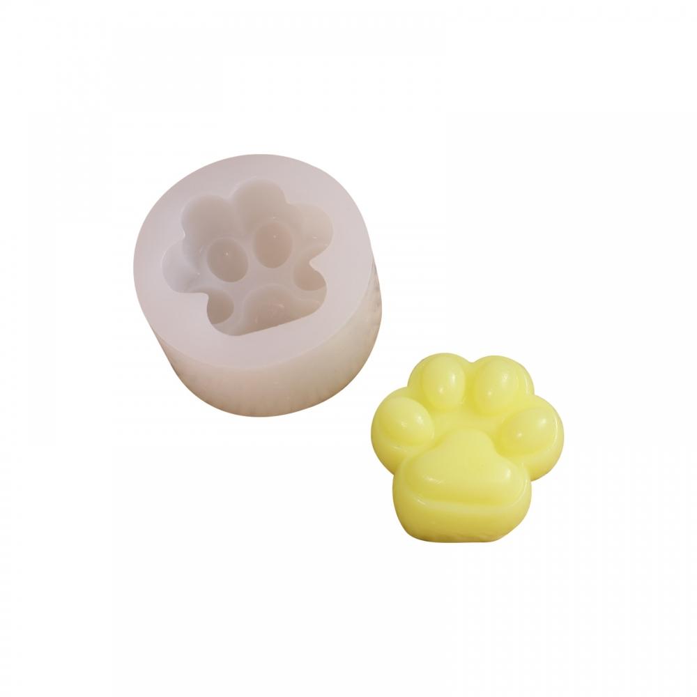 新款捏捏猫爪模具手工DIY烘焙蛋糕解压玩具食玩香薰蜡烛硅胶模具 - 图3