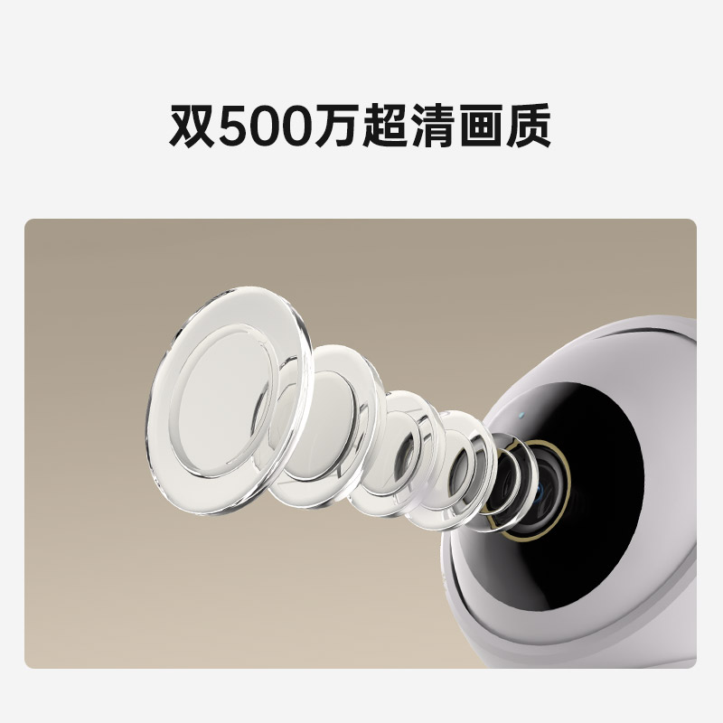 Xiaobaimi Home Monitoring WiFi6 Camera Dual Lens