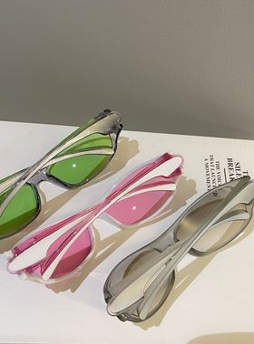 复古Y2K千禧朋克太阳镜