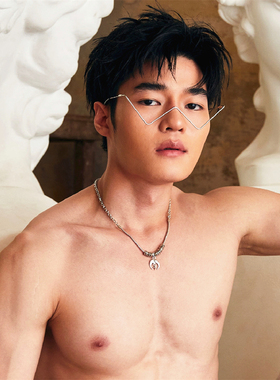 欧美金属ins镜框猫耳太阳眼镜