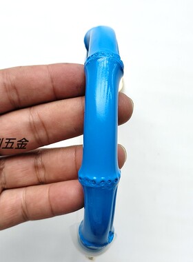 紫色天然真竹子提手竹环竹节手挽D形手工diy编织包箱包五金配件
