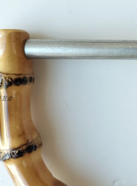 珍珠竹节夏季提手DIY编织包手提配件竹藤手挽手工布包竹节柄竹圈