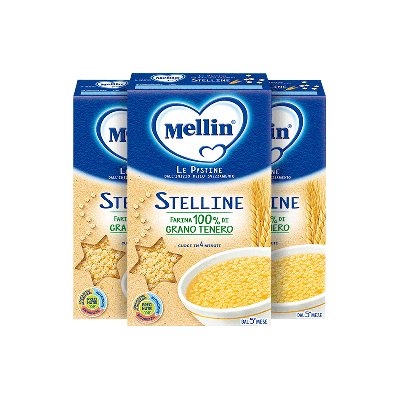 mellin铭帆海外专卖店mellin美林星星形颗粒面婴幼儿面条儿童粒粒面宝宝营养辅食320g*30