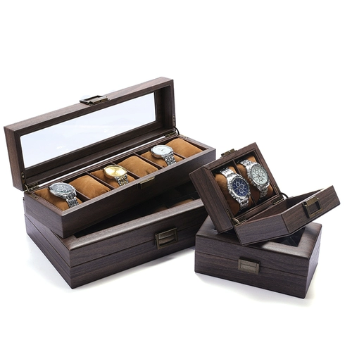 Ретро часы, коробка для хранения, стеклянная коробка для часов, браслет