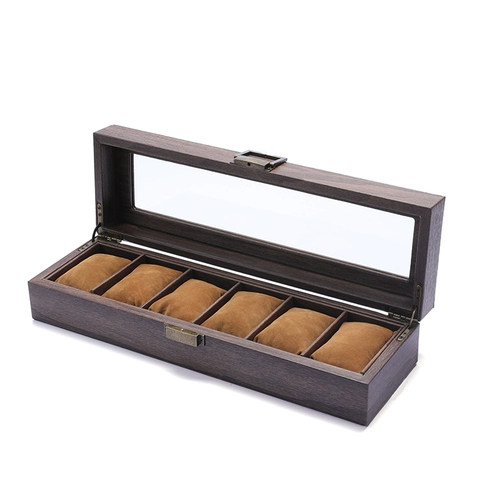 Ретро часы, коробка для хранения, стеклянная коробка для часов, браслет