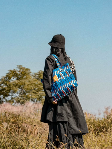 heyhokiii Оригинальный небольшой дизайнерский шоппер, тканевый мешок, ретро сумка через плечо, ранец, 2020