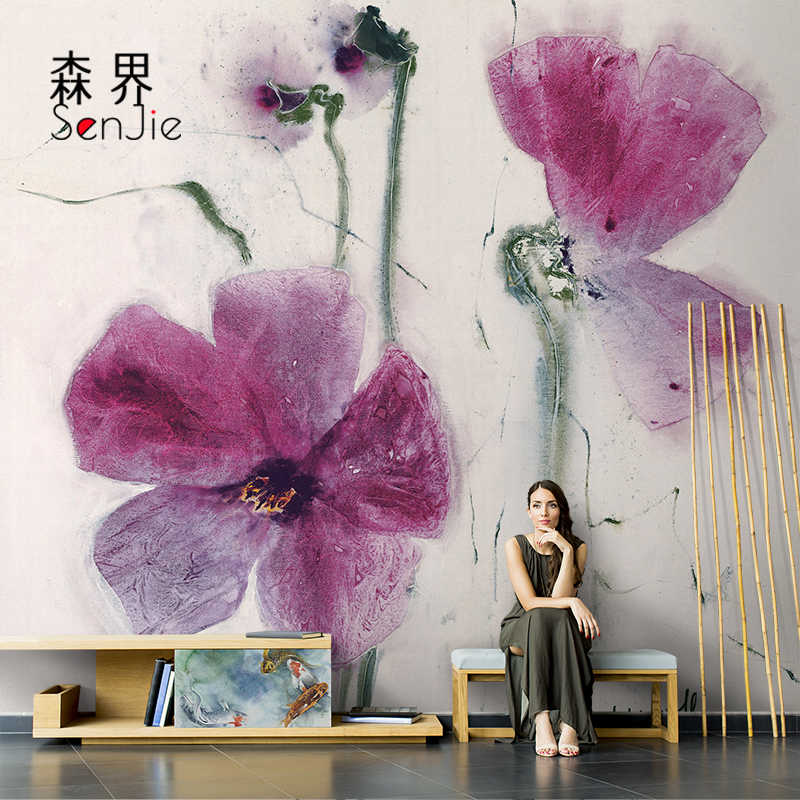 壁紙紫色花 新人首單立減十元 21年7月 淘寶海外