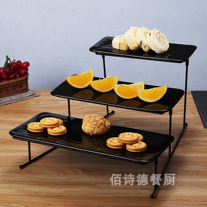 创意三层点心架茶歇冷餐宴会水果摆台甜品台蛋糕托盘自助餐展示架,淘宝优惠券,粉丝福利购,淘宝优惠卷