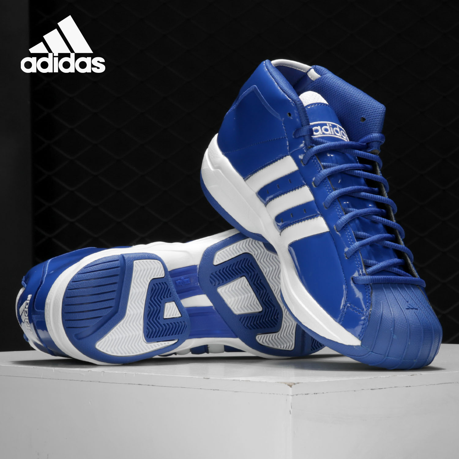 Adidas/阿迪达斯正品新款男子运动缓震耐磨舒适实战篮球鞋EF9820 - 图0