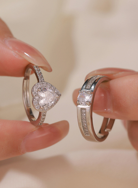 仿真结婚对戒一对婚礼道具情侣戒指婚戒假钻戒男女求婚交换仪式用