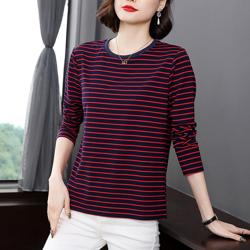 春秋装2022新款中老年妈妈女打底衫 茵佩妮T恤