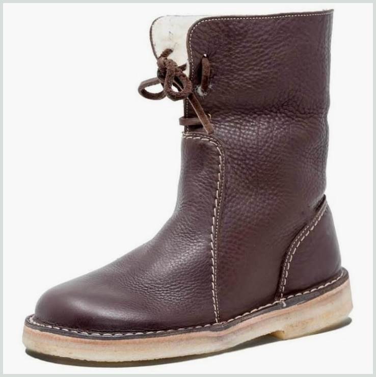 women's s snow boots large size all-match medium boots - 图0