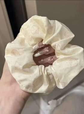 高颜值韩版布艺卡通猫咪发圈