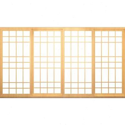 厂促定制日式榻榻米格子门和室移门日料店料理店隔断实木玻璃门品 - 图0