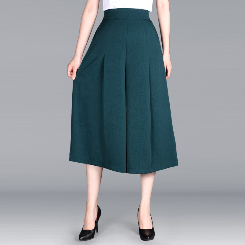 夏薄款2020新款宽松中长款七分裤 夏瓦拉休闲裤