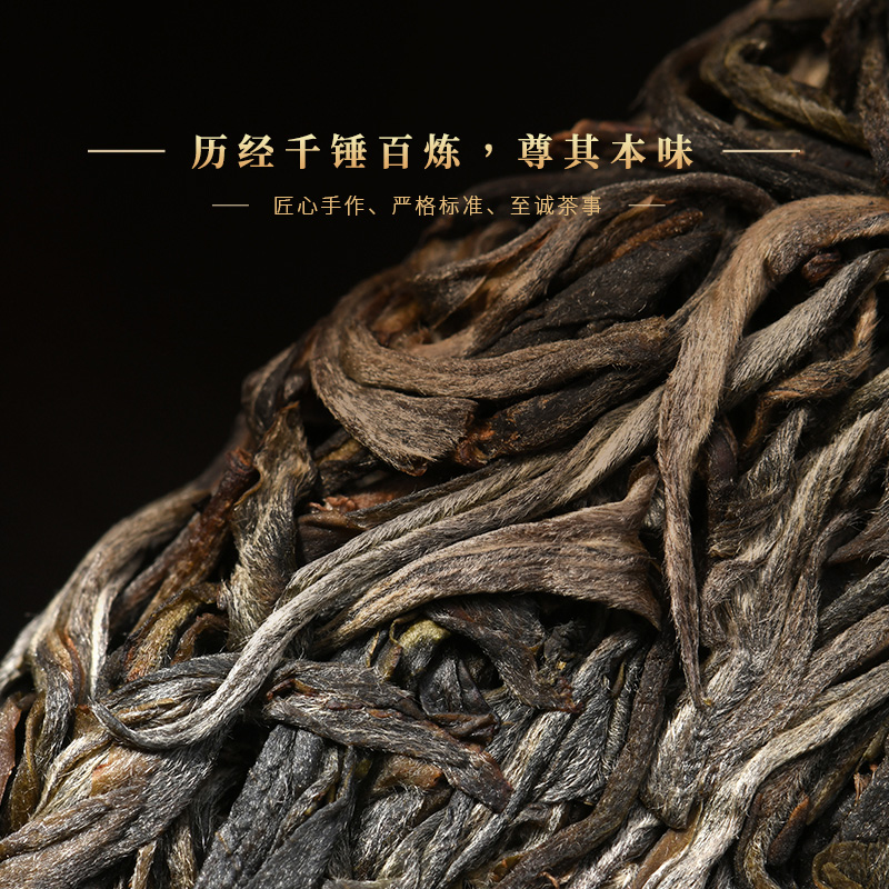 凌顶【人和】2020年布朗山普洱茶生茶古树茶生普茶叶整提2499g